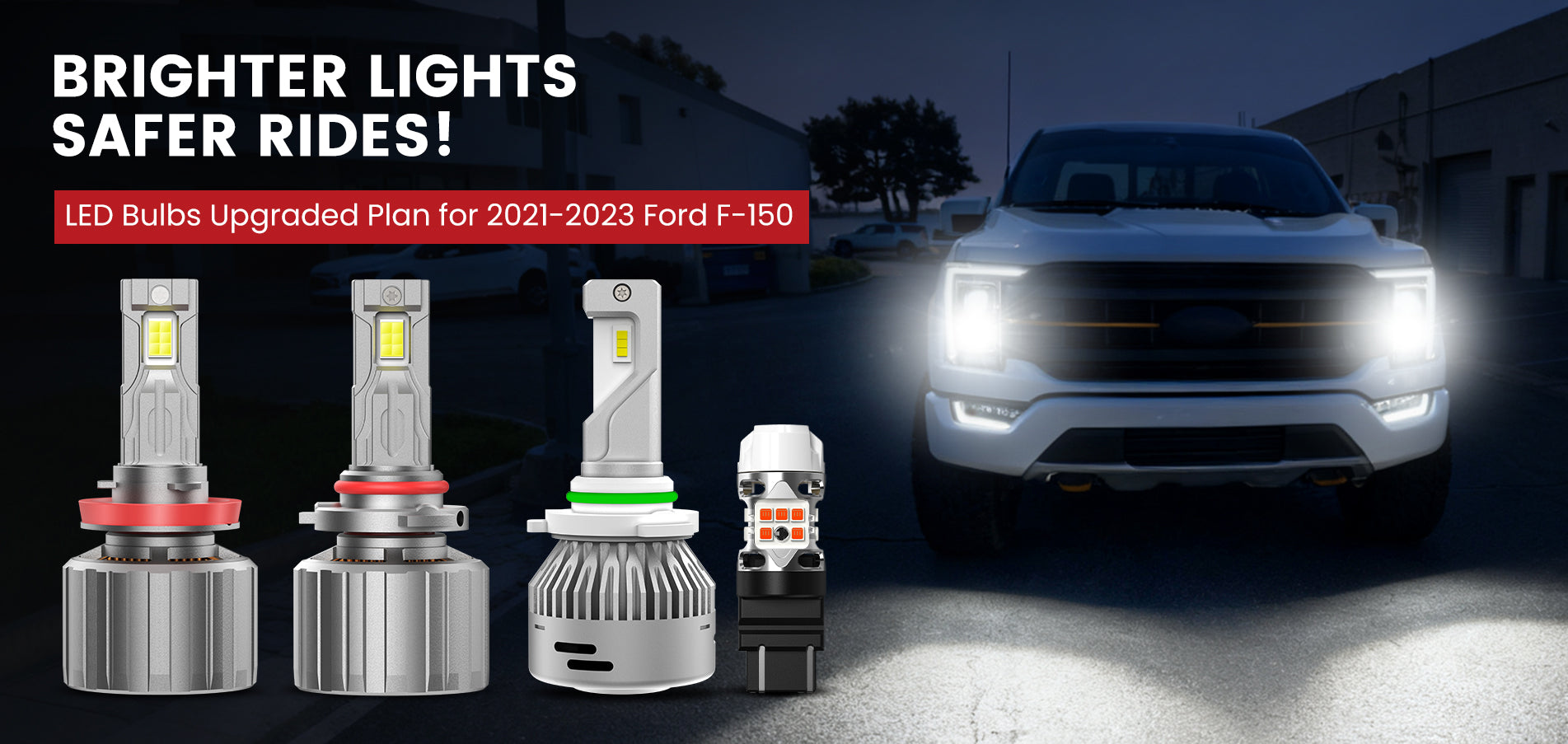 Lasfit LED Bulbs for 2021-2023 Ford F150