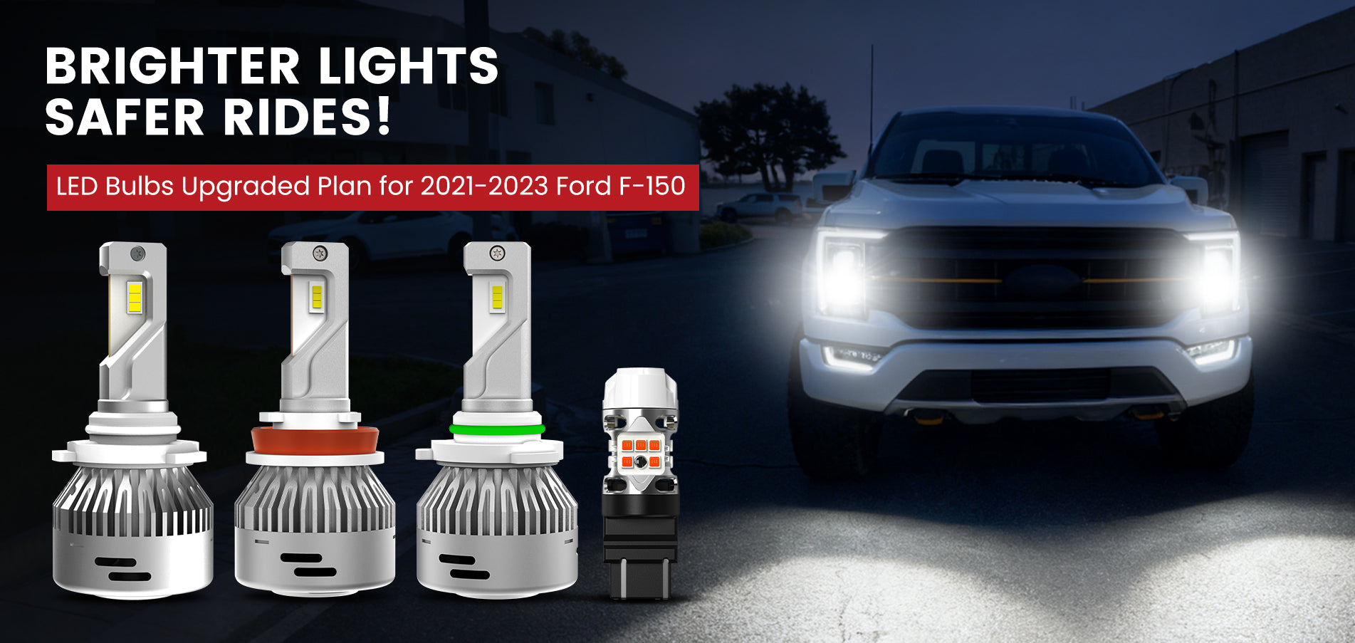 Lasfit LED Bulbs for 2021-2023 Ford F150