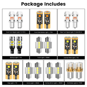 Lasfit combo package led bulbs for 2021-2023 Hyundai Elantra N