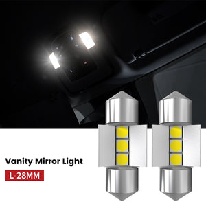 Lasfit L-28MM led vanity mirror lights fit for 2021-2023 Hyundai Santa Fe  