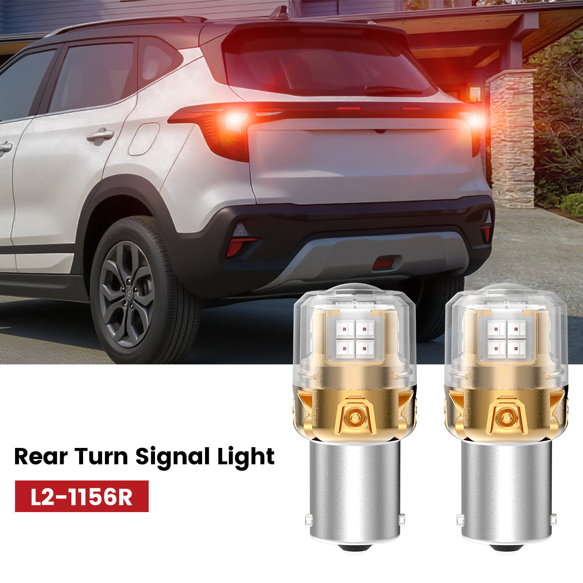 Lasfit 1156 led rear turn signal lights fit for 2021-2023 Kia Seltos