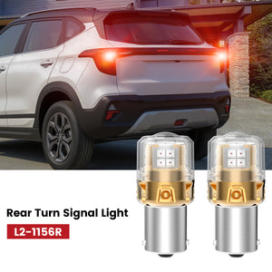 Lasfit 1156 led rear turn signal lights fit for 2021-2023 Kia Seltos