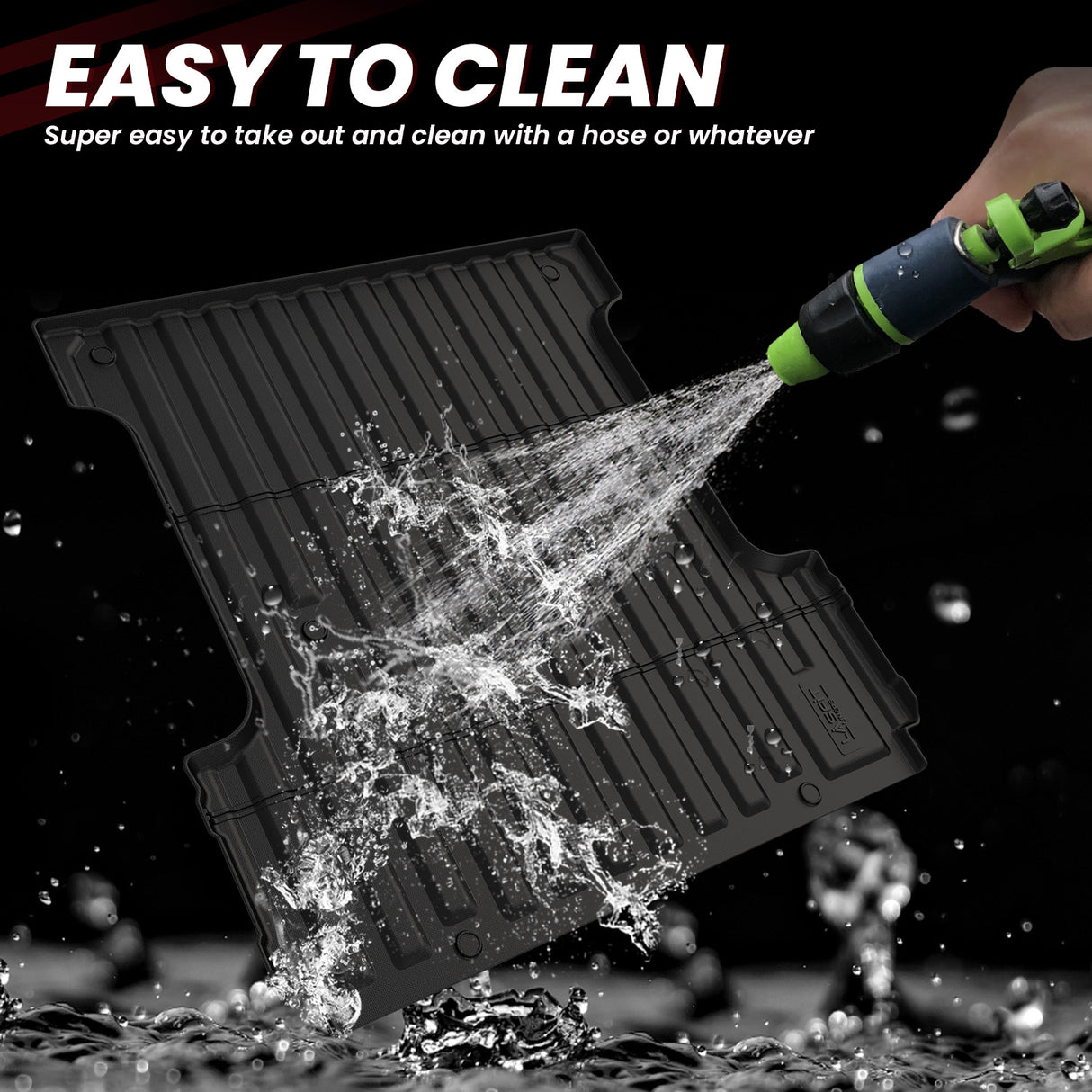 2021-2023 Ford F-150 6.5FT Truck Bed & Tailgate Mats Easy to Clean