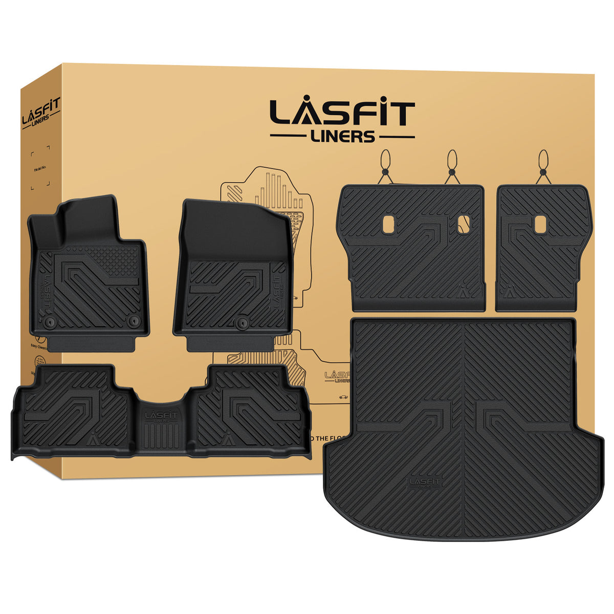 Fit for 2021-2023 Hyundai Santa Fe Floor Mats & Seatback & Cargo Mats Set or Floor Mats Only
