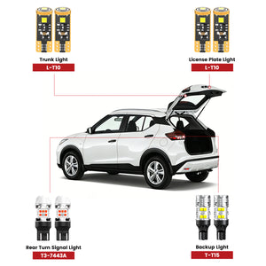 Lasfit rear led bulbs for 2021-2024 Nissan Kicks  