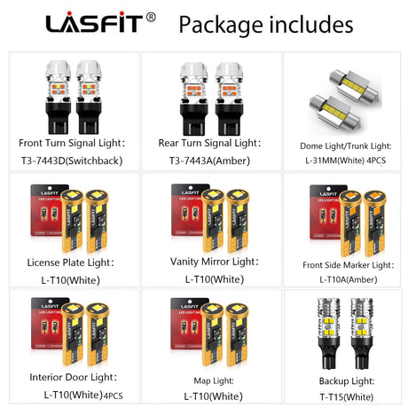 combo package led bulbs fit for 2021-2024 Toyota 4Runner
