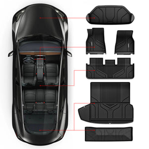  2021-2024 Tesla Model S Floor Mats Installation Show