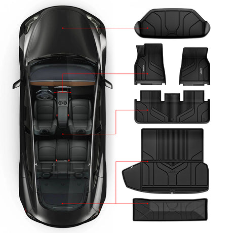  2021-2024 Tesla Model S Floor Mats Installation Show