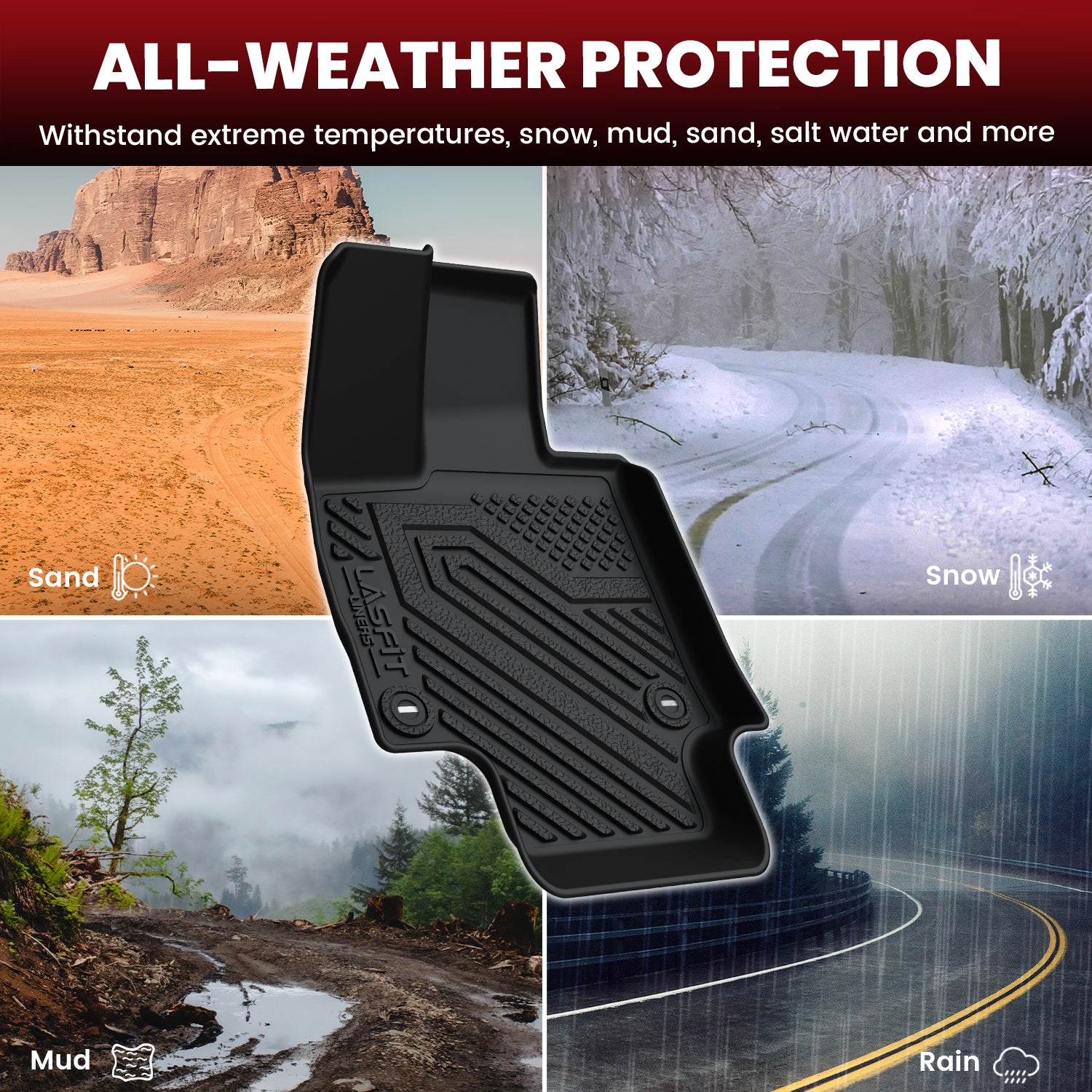 Toyota Venza Floor Mats & Cargo Mat - Custom Fit, All-Weather, Eco