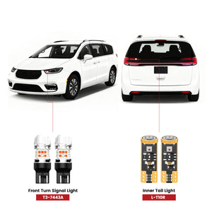 Lasfit led bulbs for 2021-2025 Chrysler Pacifica