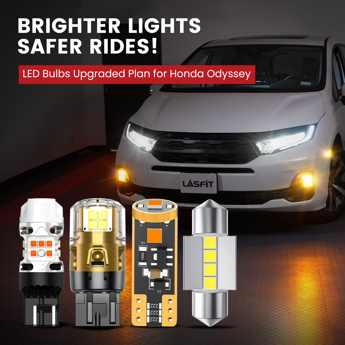 Lasfit LED Bulbs for 2021-2025 Honda Odyssey