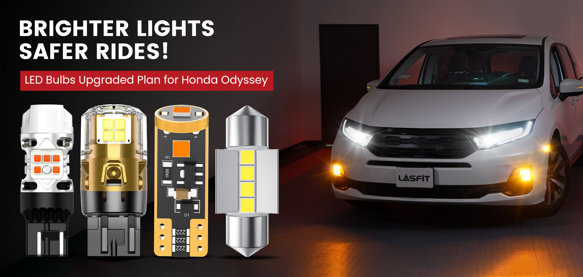 Lasfit LED Bulbs for 2021-2025 Honda Odyssey