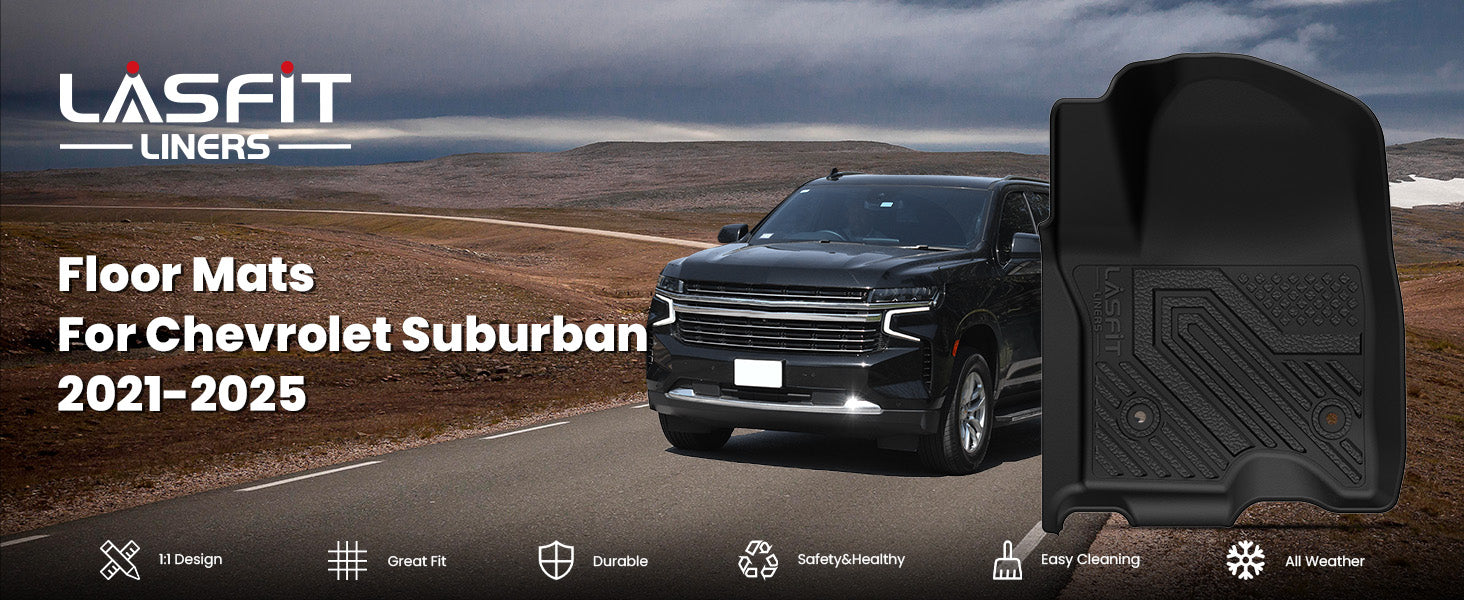 Chevrolet-Suburban-2021-2024-Floor-Mats-Cargo-Mat