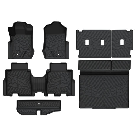 Fit for 2021-2025 Ford Bronco 4-door Carpet Floor Floor Mats & Cargo & Seatback Mats