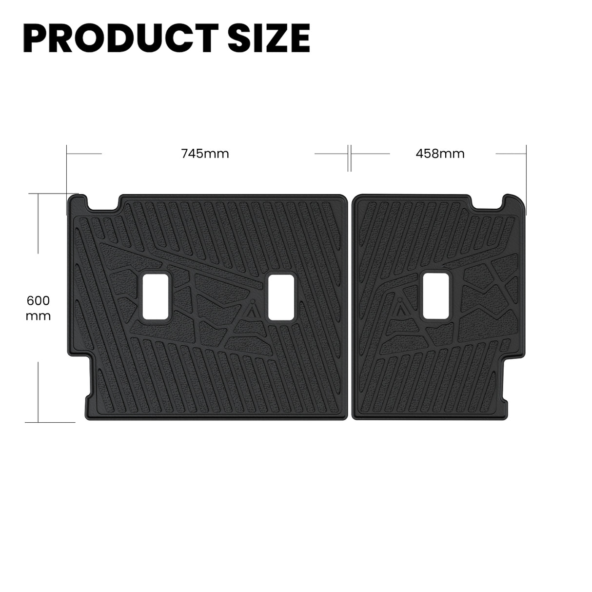 2021-2025 Ford Bronco Seatback Mat, Fit 4-Door & Carpet Floor Product Size