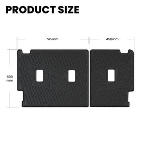 2021-2025 Ford Bronco Seatback Mat, Fit 4-Door & Carpet Floor Product Size