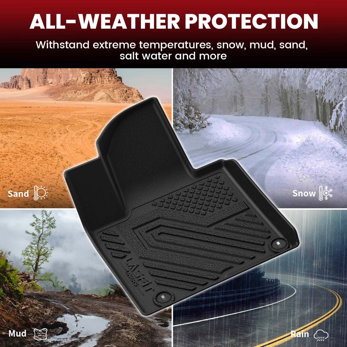 Fit for 2021-2025 Kia Sorento Floor Mats / Cargo Mat / Seatback Mat