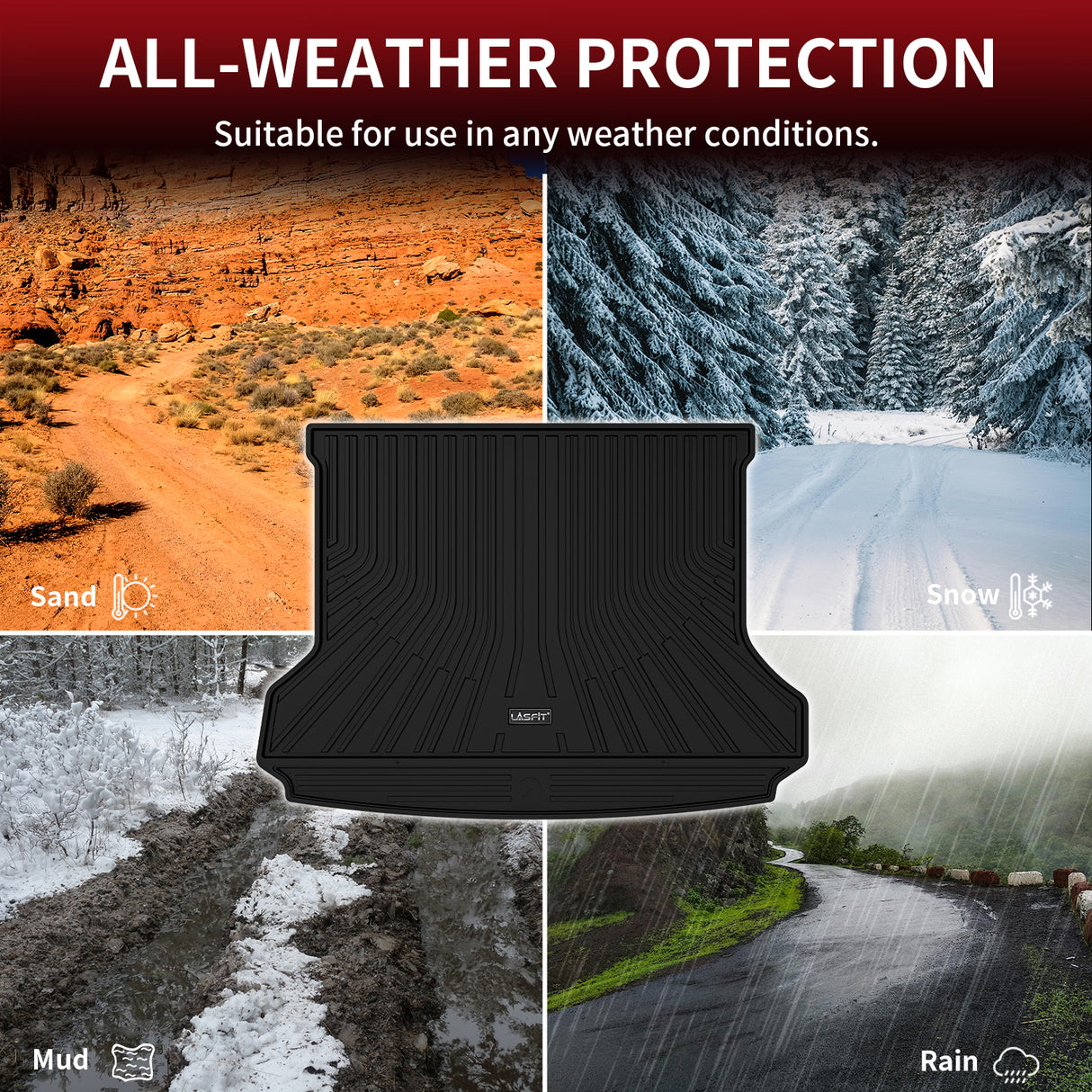 2021-2025 Volkswagen ID.4 Cargo Mat All Weather Protection