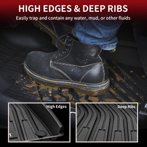 2021-2025 Volkswagen ID.4 All Weather Floor Mats High Edge