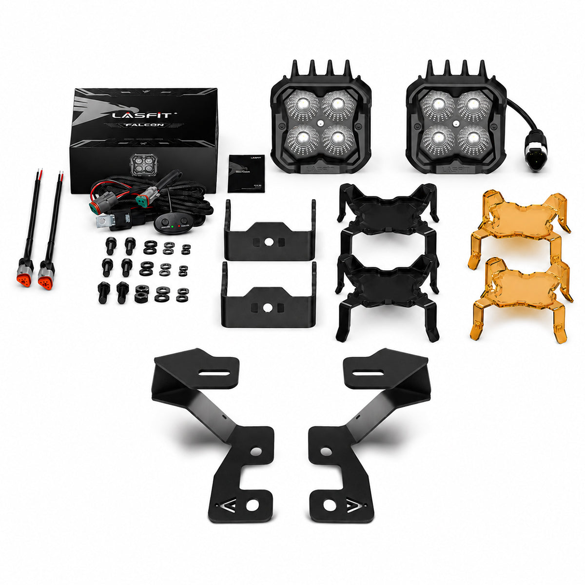 2021-2026 Ford Bronco Sport 3 inch amber flood ditch light package