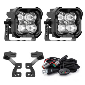 2021-2026 Ford Bronco Sport 3 inch white combo ditch light