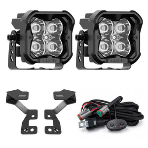 2021-2026 Ford Bronco Sport 3 inch white spot ditch light