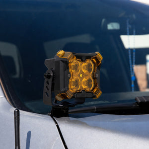 2021-2026 Ford F-150 3 inch led amber spot ditch light with bracket