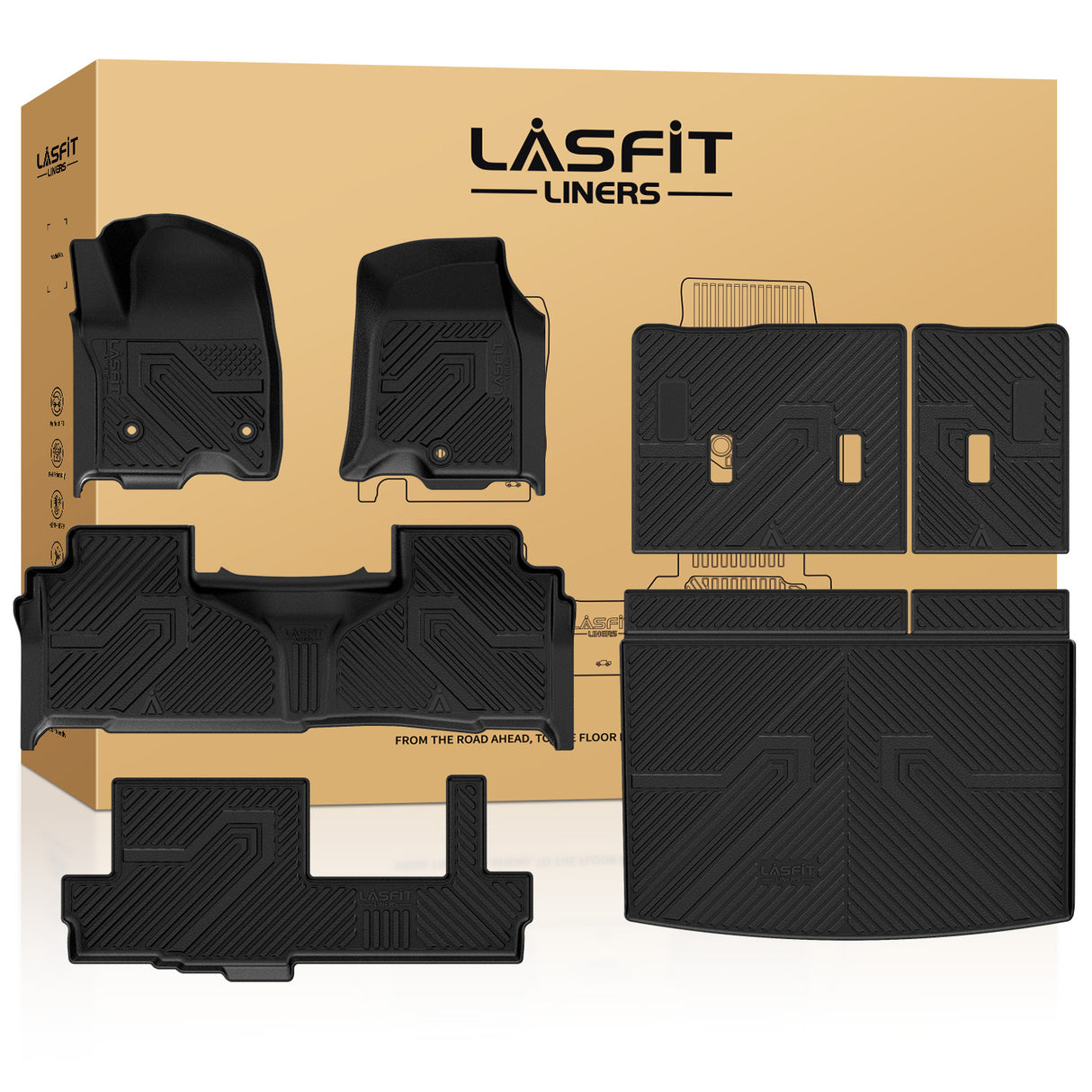 Fit for 2021-2026 Chevrolet Suburban Floor Mats/Cargo/Seatback Mat