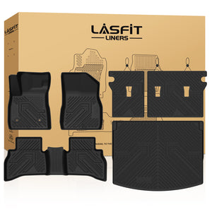 Fit for 2021-2026 Chevrolet Trailblazer 1st & 2nd Row & Cargo Mat, Fit Upper Cargo Deck Position Only