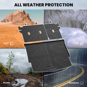 Fit for 2021-2026 Nissan Rogue TPE Material Seatback & Cargo Mats All Weather Protection