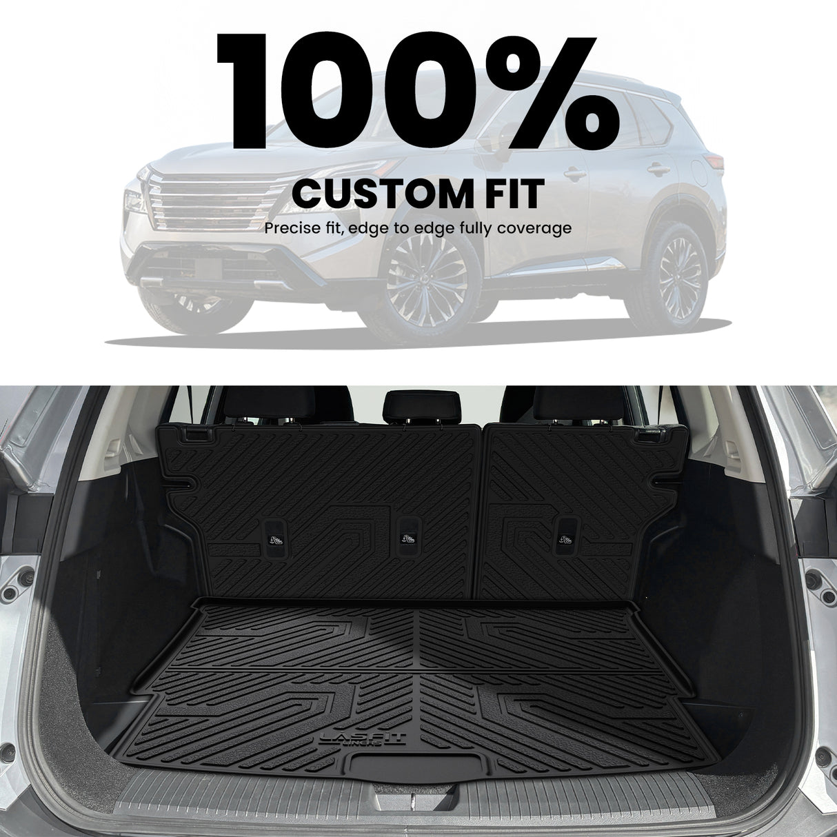 Fit for 2021-2026 Nissan Rogue TPE Material Seatback & Cargo Mats Custom Fit