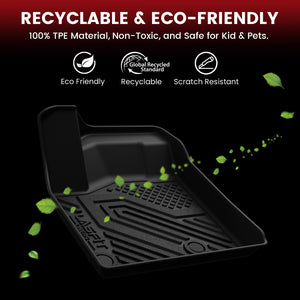 2021-2026 Nissan Rogue Floor Mats & Seatback & Cargo Mats TPE Material