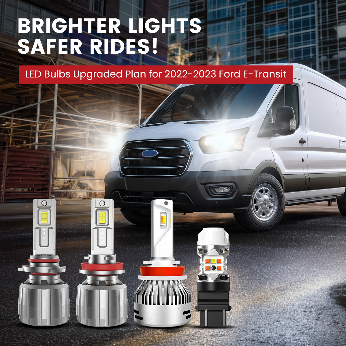 Lasfit LED Bulbs for 2022-2023 Ford E-Transit
