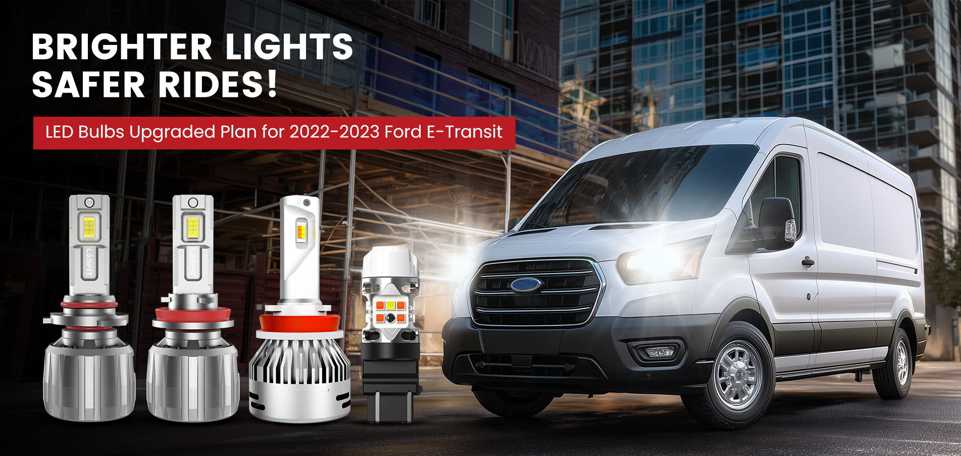 Lasfit LED Bulbs for 2022-2023 Ford E-Transit