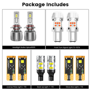 Lasfit combo package led bulbs for 2022-2023 Hyundai Santa Cruz SE/SEL/Night