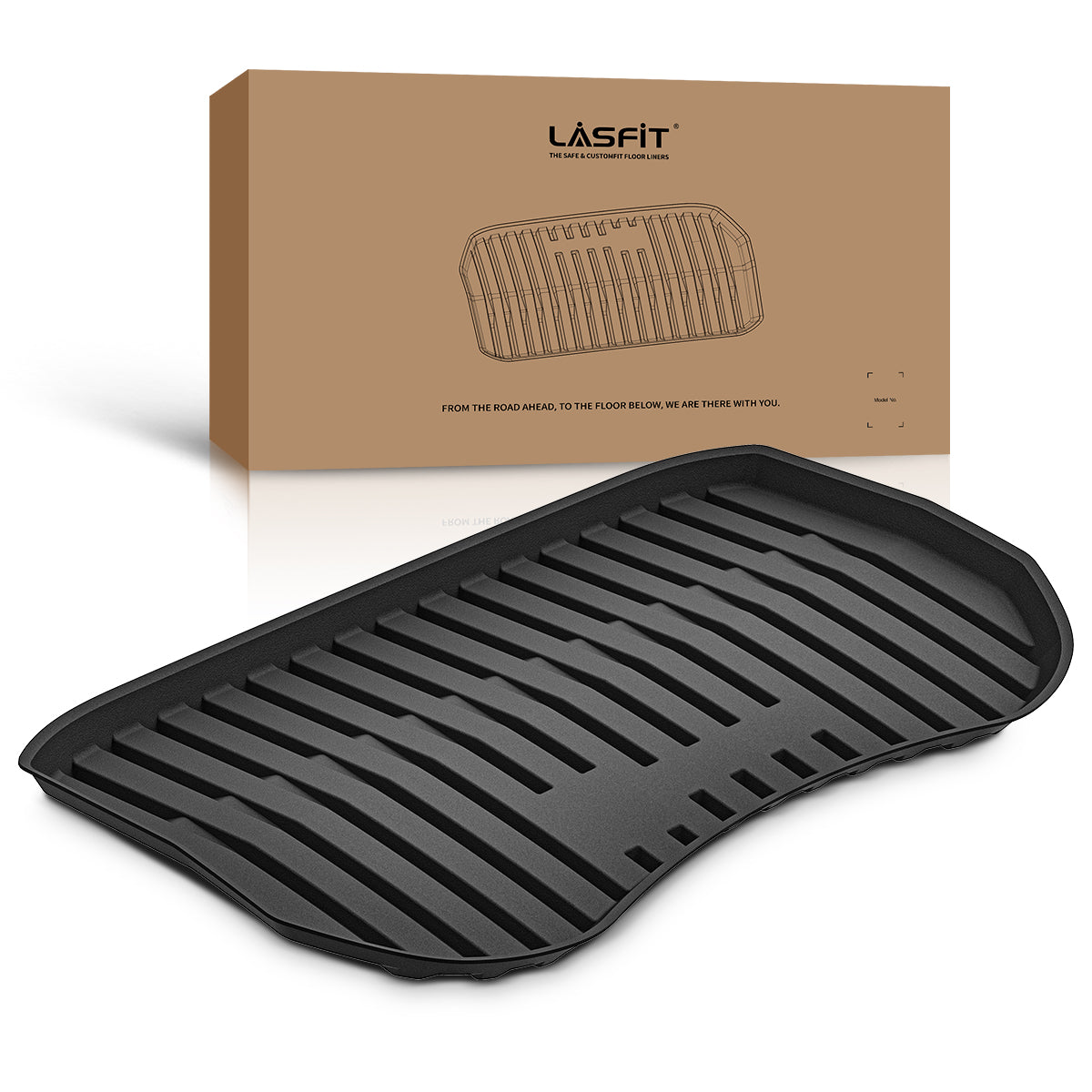 Fit For 2022-2023 Tesla Model 3 Floor Mats TPE Material 1st & 2nd & Cargo Custom All Weather