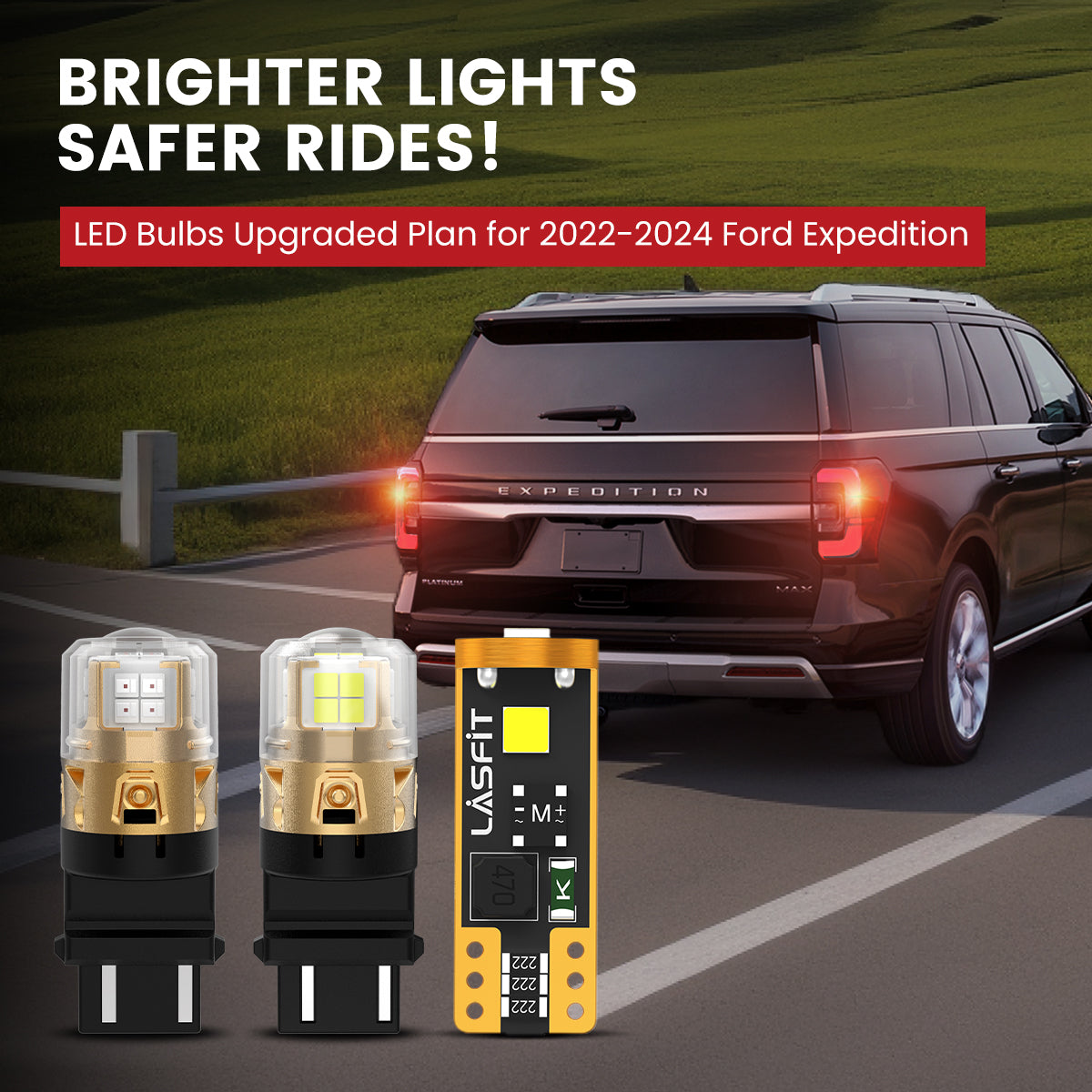 Lasfit LED Bulbs for 2022-2024 Ford Expedition
