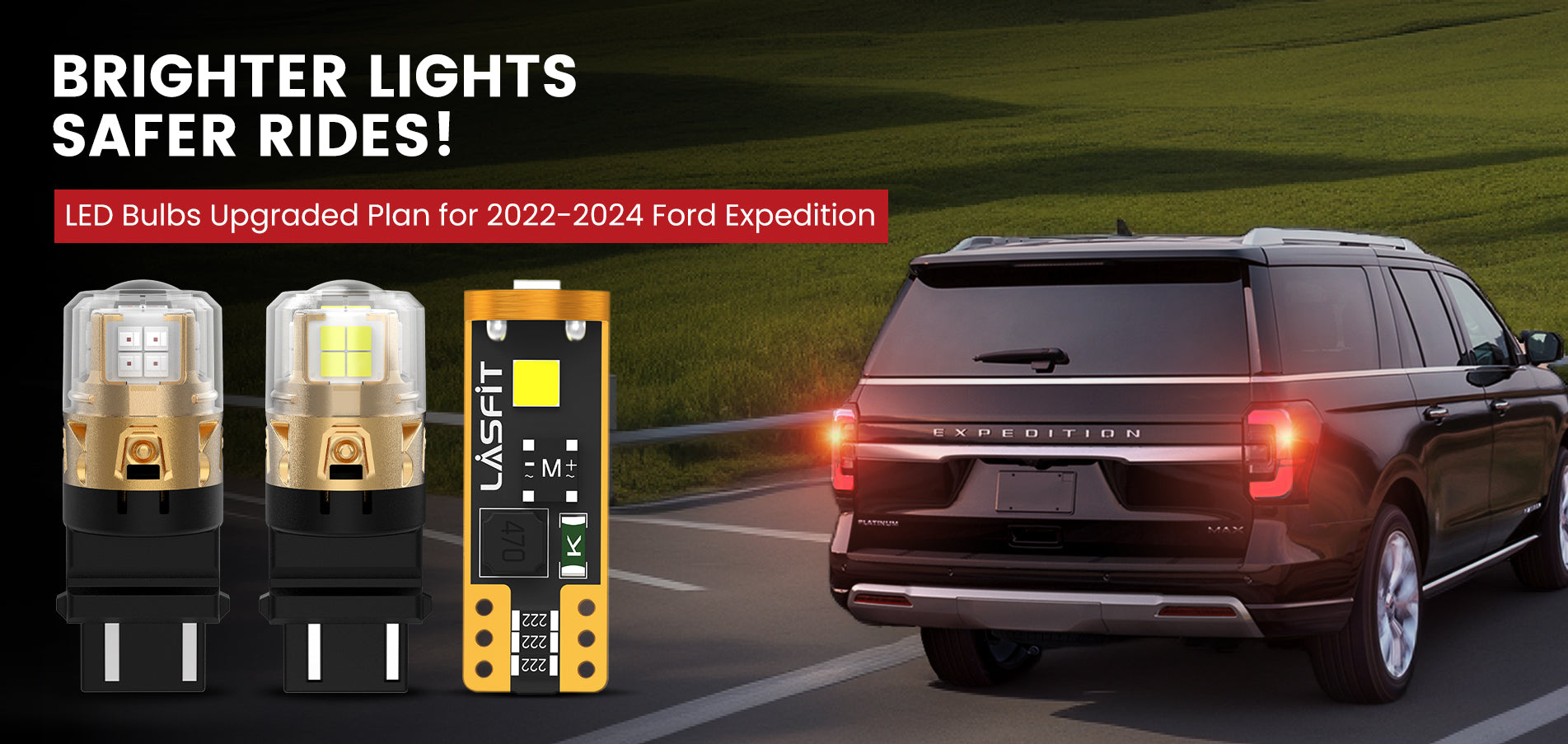 Lasfit LED Bulbs for 2022-2024 Ford Expedition