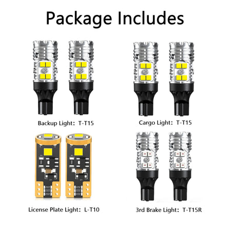 Lasfit combo package led bulbs for 2022 2024 GMC Sierra 1500 Pro Basic
