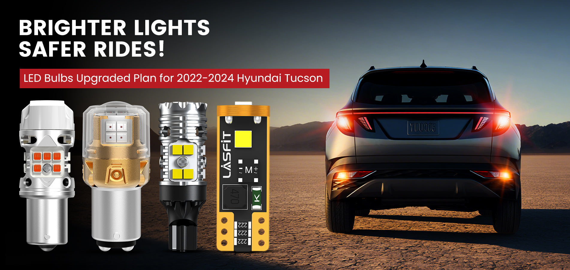 Lasfit LED Bulbs for 2022-2024 Hyundai Tucson