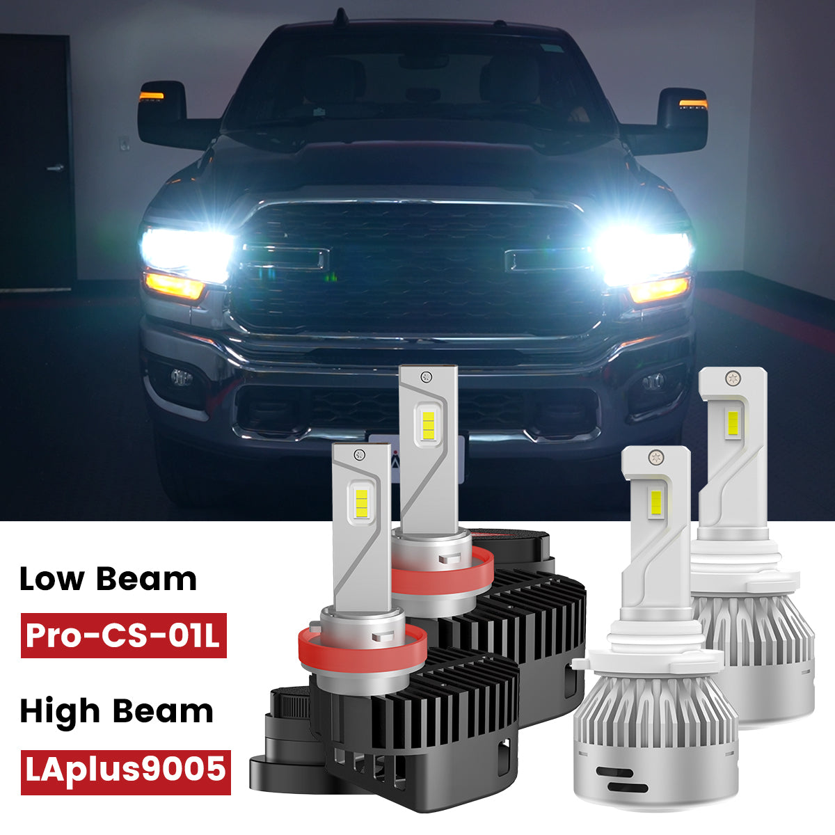 Custom Engineered for 2019-2024 Ram HD 2500/3500 LED Bulbs Upgrade | Tested and Verified