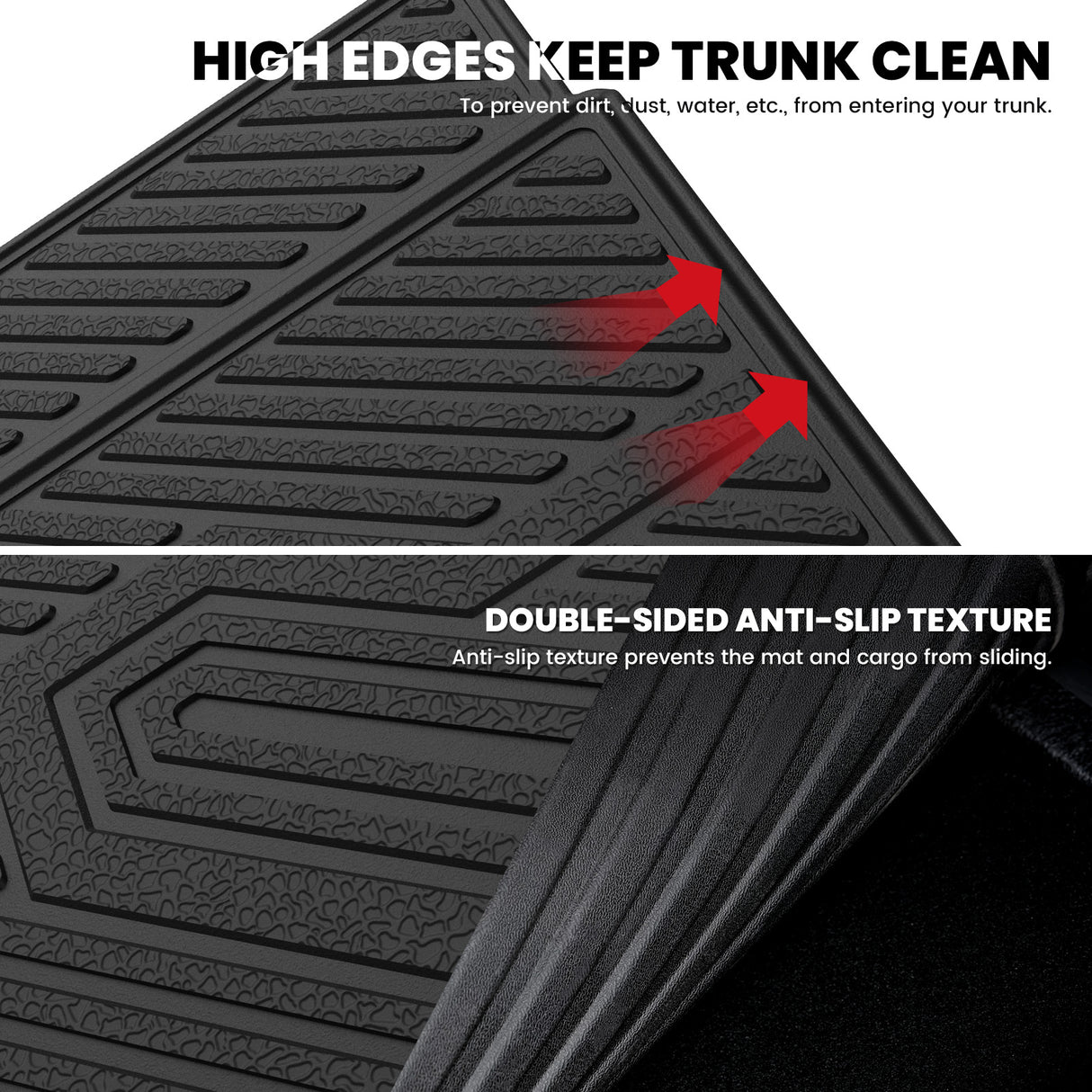 Fit for 2022-2024 Rivian R1S Floor Mats / Backrest Mats & Cargo Mat