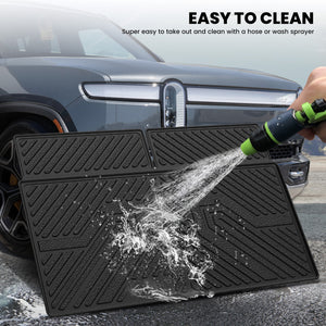 Fit for 2022-2024 Rivian R1S Floor Mats / Backrest Mats & Cargo Mat