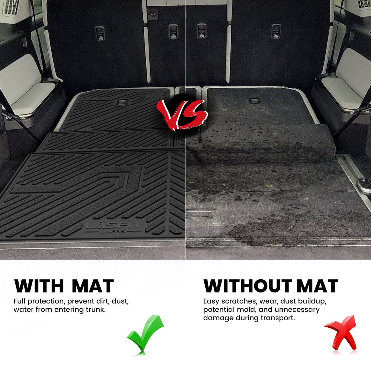 Fit for 2022-2024 Rivian R1S Floor Mats or Seatback & Cargo Mats