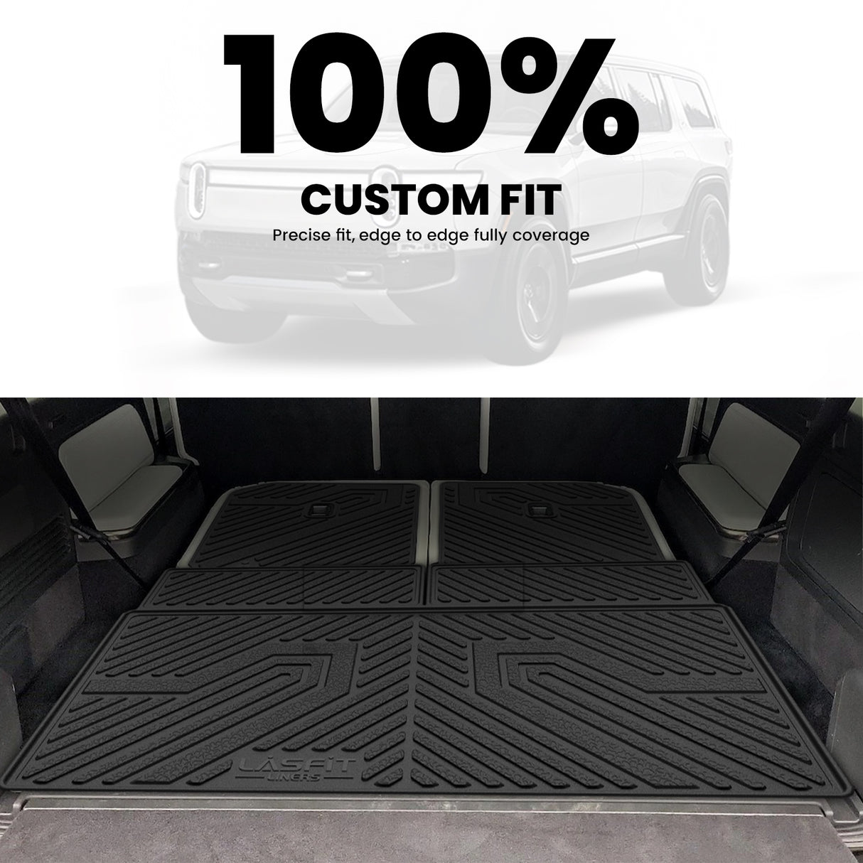 Fit for 2022-2024 Rivian R1S Floor Mats or Seatback & Cargo Mats