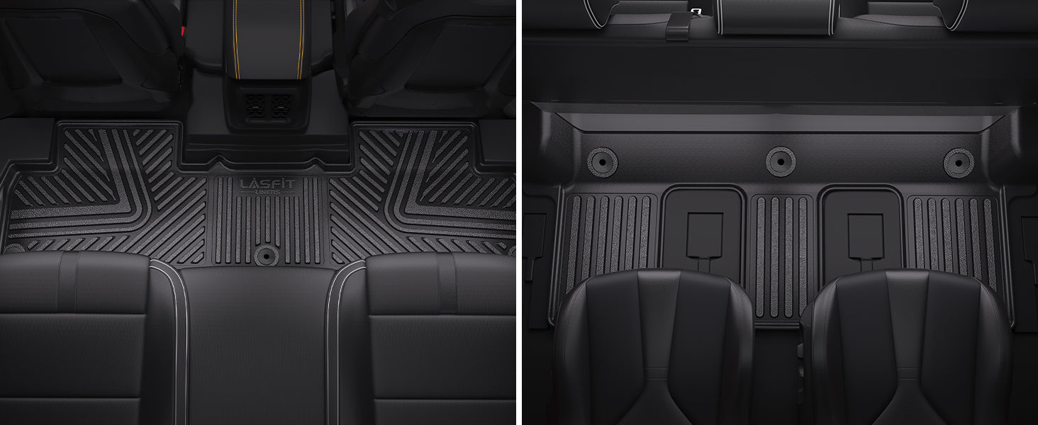 2024 Rivian R1S floor mats 2nd Row