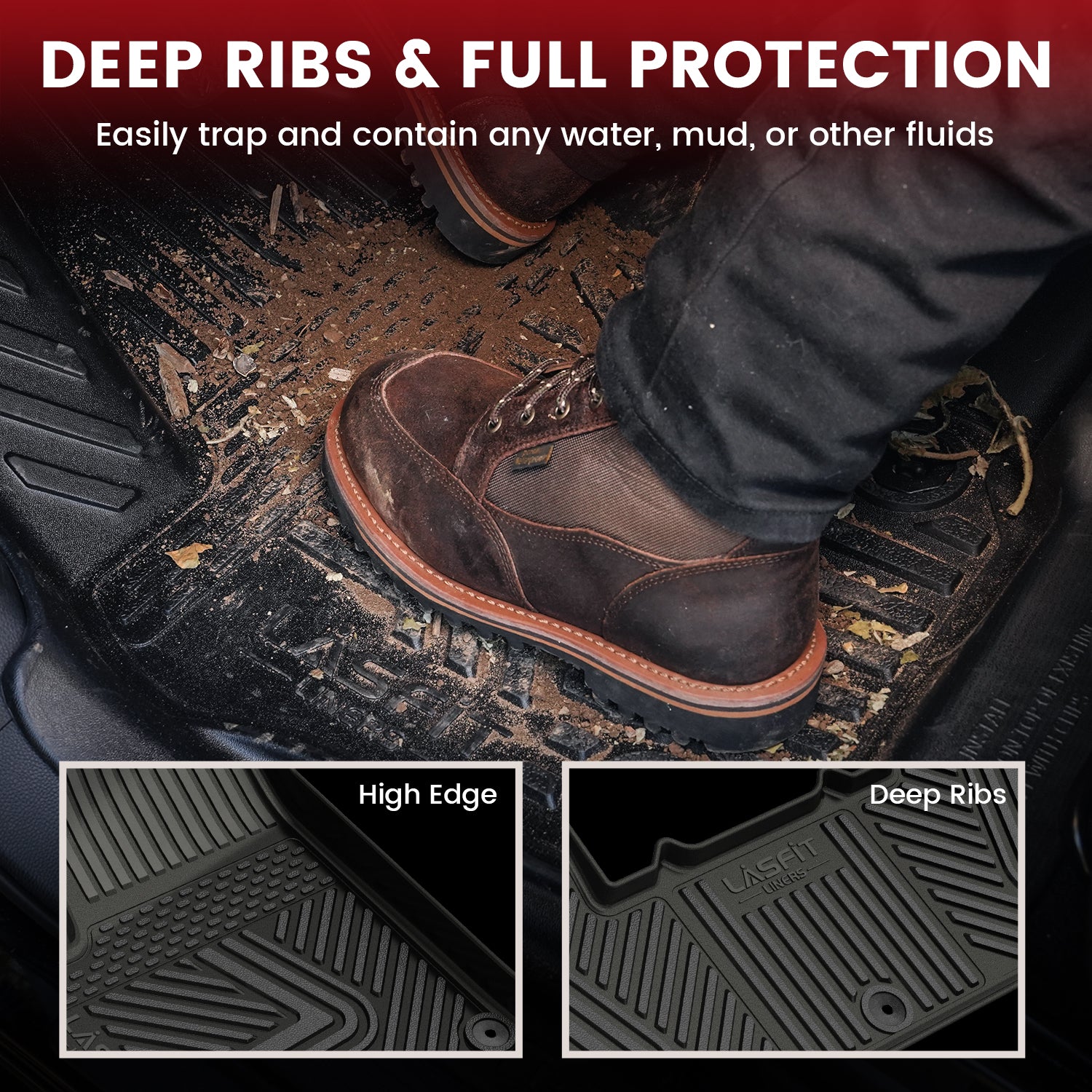 Fit for 2022-2024 Rivian R1T Floor Mats or Cargo Mat or Frunk Mat