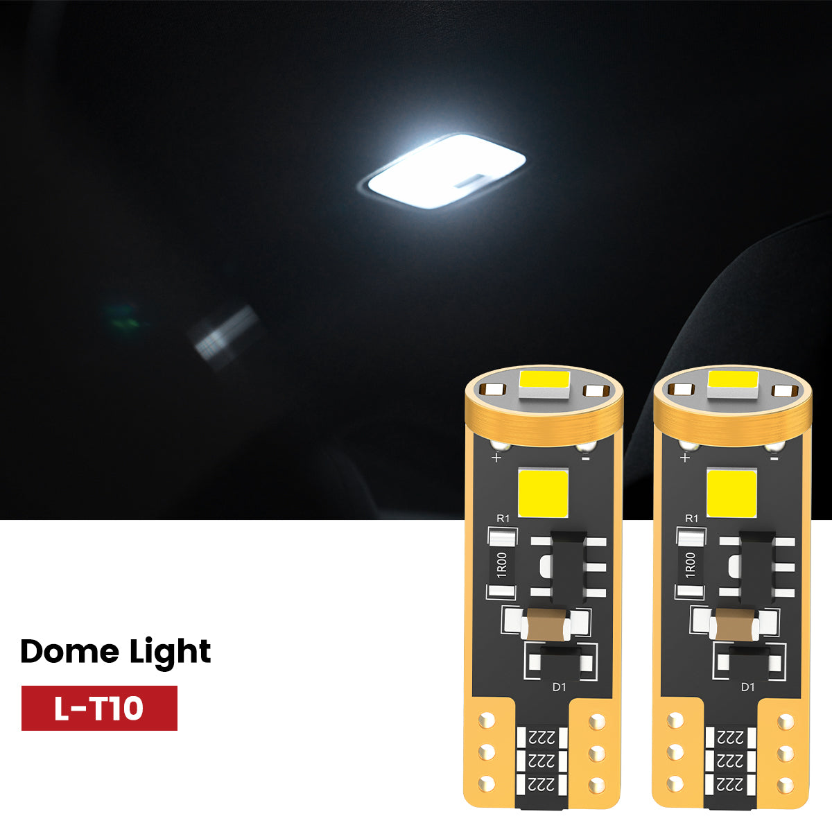 Lasfit 168 led dome lights fit for 2022-2025 Jeep Wrangler 4xe