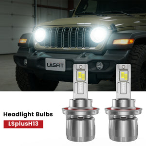 Lasfit 9005 led headlight bulbs fit for 2022-2025 Jeep Wrangler 4xe