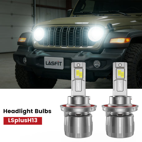 Lasfit 9005 led headlight bulbs fit for 2022-2025 Jeep Wrangler 4xe